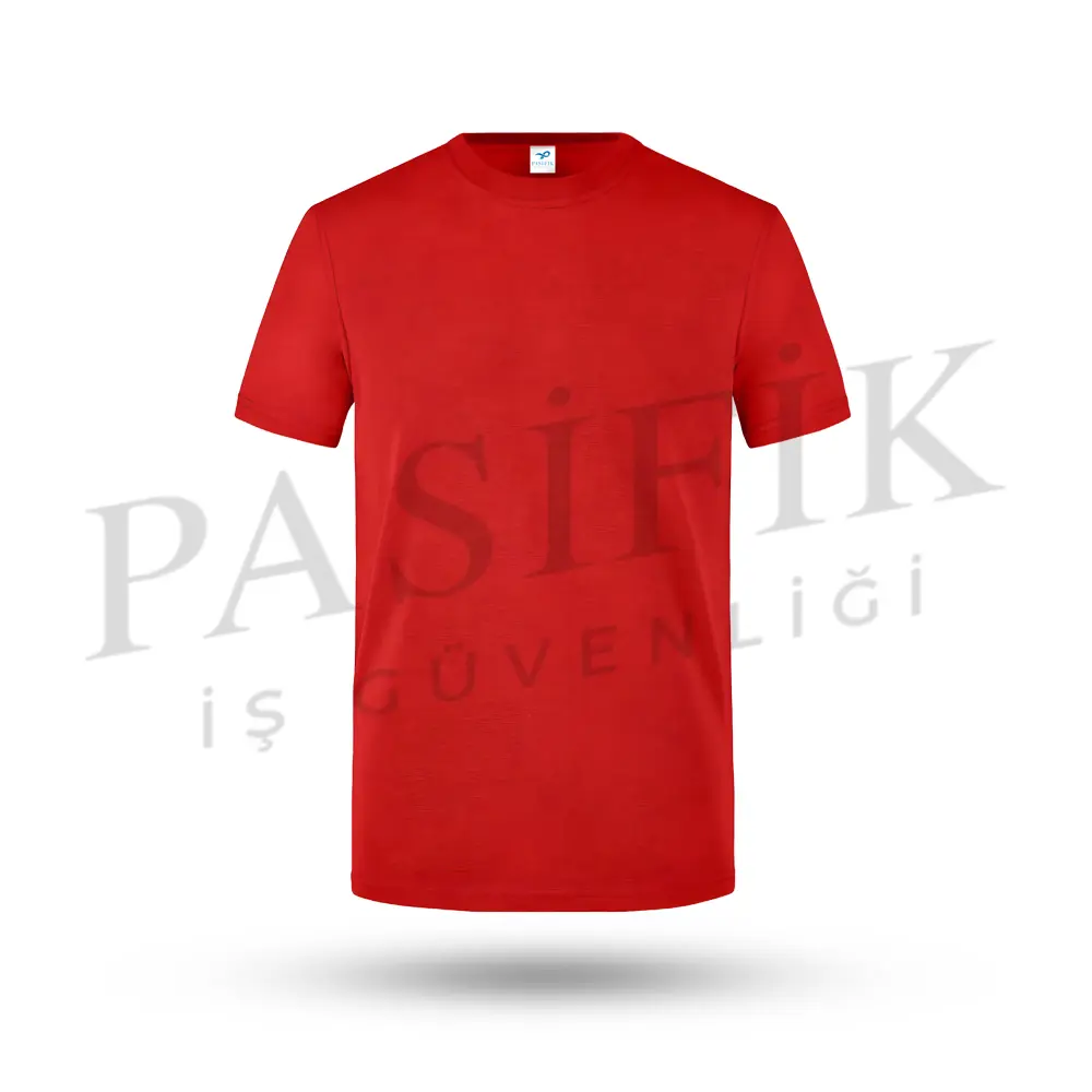 Bi̇si̇klet Yaka T-shirt Kırmızı
