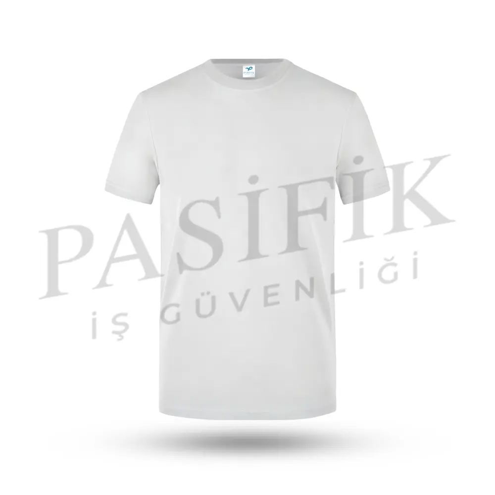 Bi̇si̇klet Yaka T-shirt Beyaz