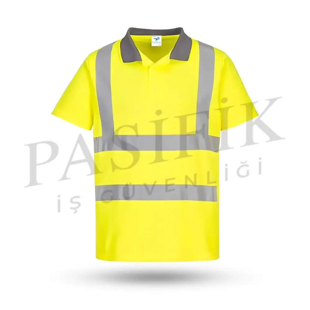 Hi-vis Polo Yaka T-shirt Sarı
