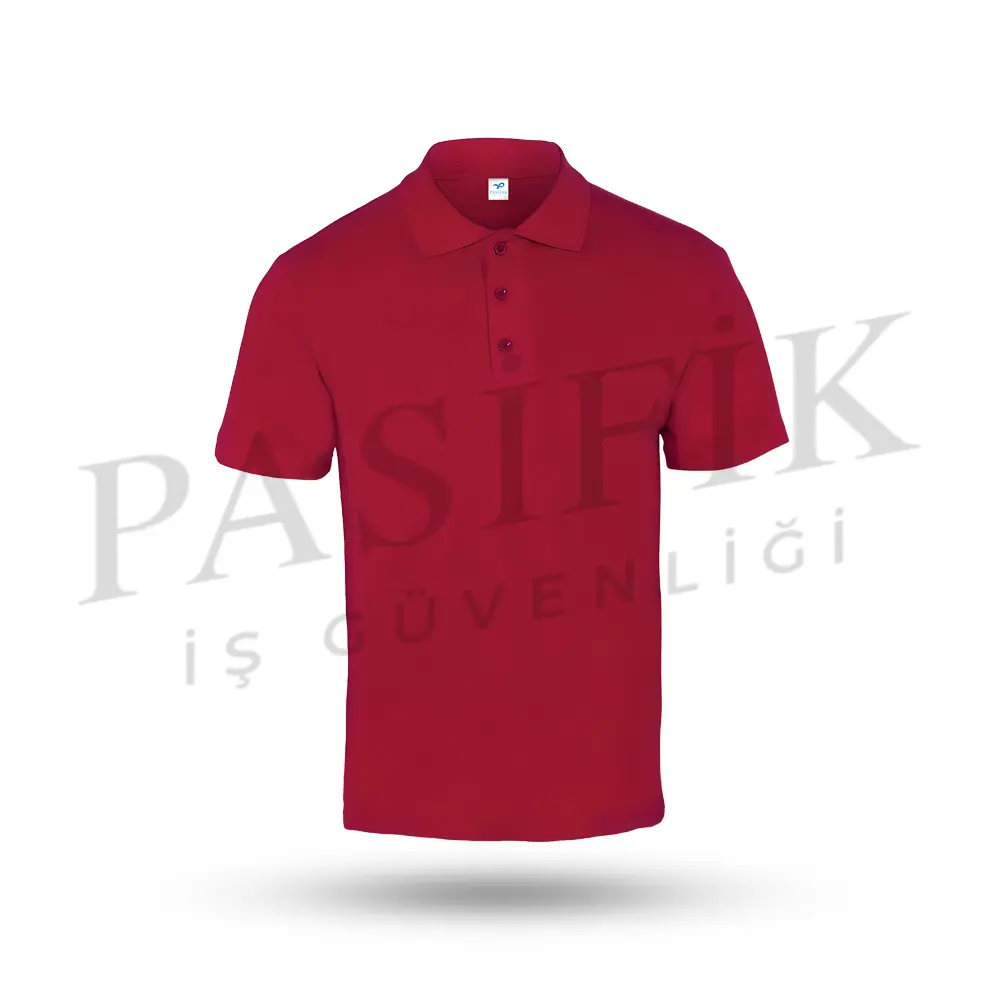 Polo Yaka T-shirt Bordo