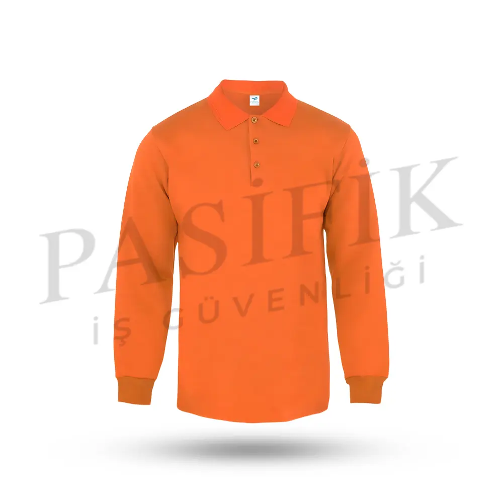 Comfort Polo Sweatshi̇rt Turuncu
