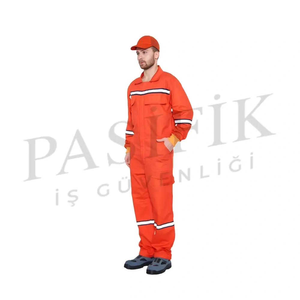 Mercan Tekni̇k İş Tulumu Turuncu 